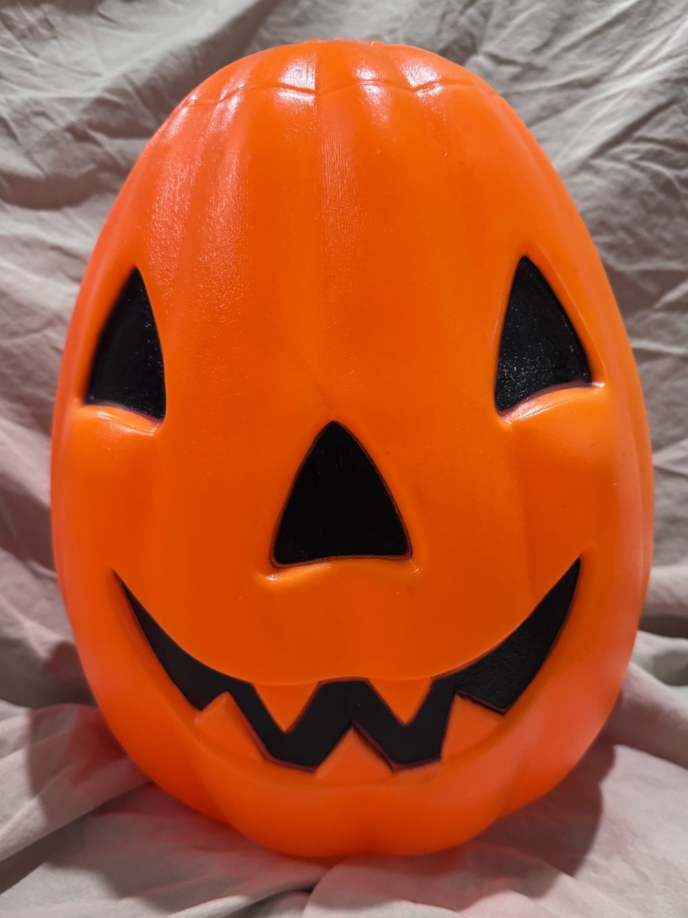 Vintage Empire Pumpkin Blow Mold Jack O Lantern Halloween 1968